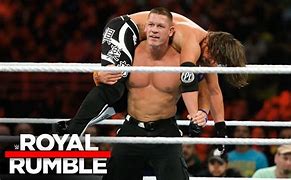Image result for WWE Royal Rumble John Cena vs AJ Styles