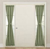 Image result for Door Sidelight Curtain Rods
