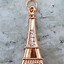 Image result for iPhone 7 Case Rose Gold Eifle Tower with Jewels