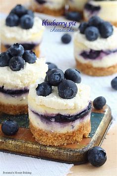 Blueberry pie cheesecake bars recipe