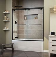 Image result for Bathtub Shower Doors Glass Frameless