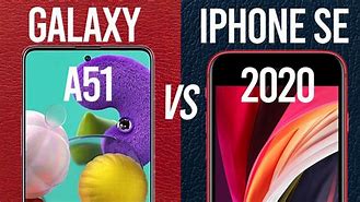 Image result for Galaxy A51 vs iPhone SE