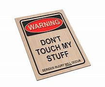 Image result for Don't Touch My Stuff SVG