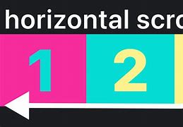 Image result for Horizontal Scroll Design