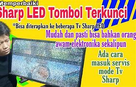 Image result for TV Sharp 32 Inch Tombol Power