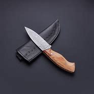 Image result for Fixed Blade Damascus Steel Knife