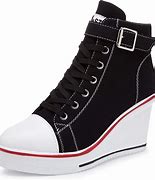 Image result for High Top Wedge Heel Sneakers