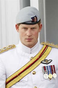 Image result for Prince Harry White Uniform