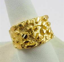 Image result for 18K Gold Mens Ring