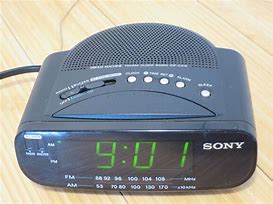 Image result for Sony AM/FM Alarm Clock Radio