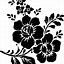 Image result for Flower Graphic Design Black and White