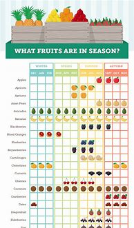 Image result for Seasonal Fruit Chart