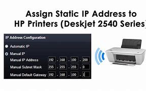 Image result for Where Is IP On HP Printer