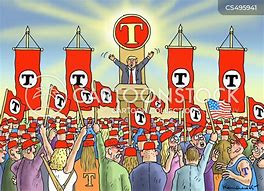 Image result for Trump Rally Crowd Cartoon Image