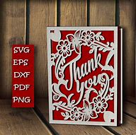 Image result for Thank You Card SVG
