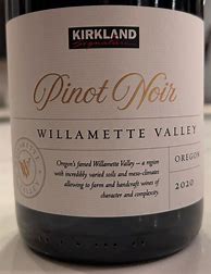 Résultat d’images pour Kirkland Signature Pinot Noir Signature Willamette Valley