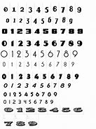 Image result for Typewriter Font Numbers