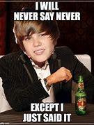 Image result for Justin Bieber Meme Hunch