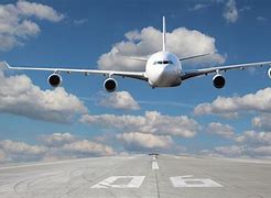 Image result for Airplane Abou to Land