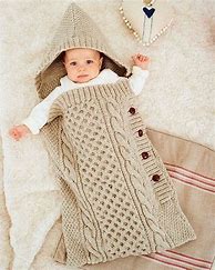 Image result for Baby Sleeping Bag Knitting Pattern
