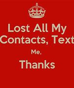 Image result for Lost All Contacts Quote