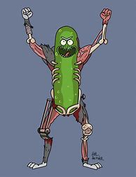 Image result for Pickle Rick Art