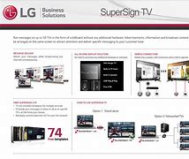 Image result for LG Super Sign TV Setup