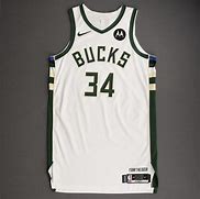 Image result for Giannis Antetokounmpo Game Worn Jersey