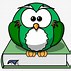 Image result for Owl Book Clip Art