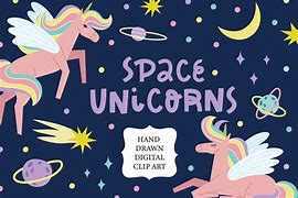 Image result for Space Unicorns Word Art