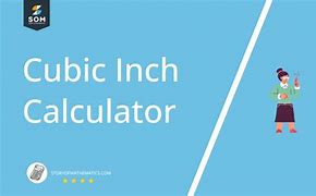 Image result for How to Calculate Cubic Inches