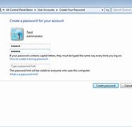 Image result for Set Password Windows 7