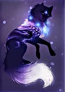 Image result for Fox Neon Blue Galaxy Wallpaper