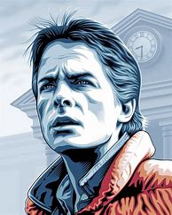 Image result for Marty McFly Cartoon