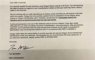 Image result for What Is a Letter ID DMV