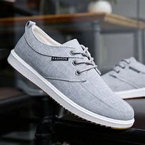 Image result for Canvas Lace Up Shoes for Men