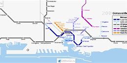 Image result for Genoa Italy Metro Map