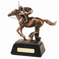 Image result for Jockey Riding Horse Trophy