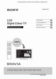 Image result for Manual Sony BRAVIA