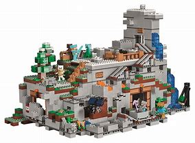 Image result for Minecraft LEGO Mountain