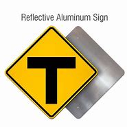 Image result for T-intersection Sign