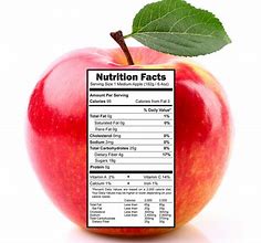 Image result for Nutrition Facts One Apple