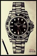 Image result for Rolex Watch Drawing