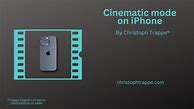 Image result for iPhone 13 Cinematic Mode 4K