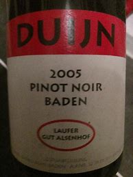 Image result for Duijn Laufer Gut Alsenhof Pinot Noir