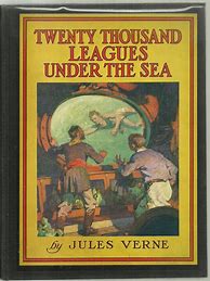 Image result for 20000 Leagues Under the Sea Book Original Artwork