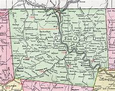 Image result for Historic Map Bradford County PA