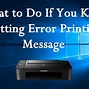 Image result for Microsoft Error Printing