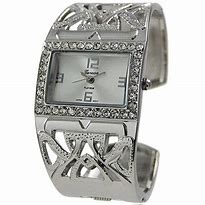 Image result for Geneva Silver Quartz Watch