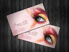Image result for Makeup Artist Business Cards
